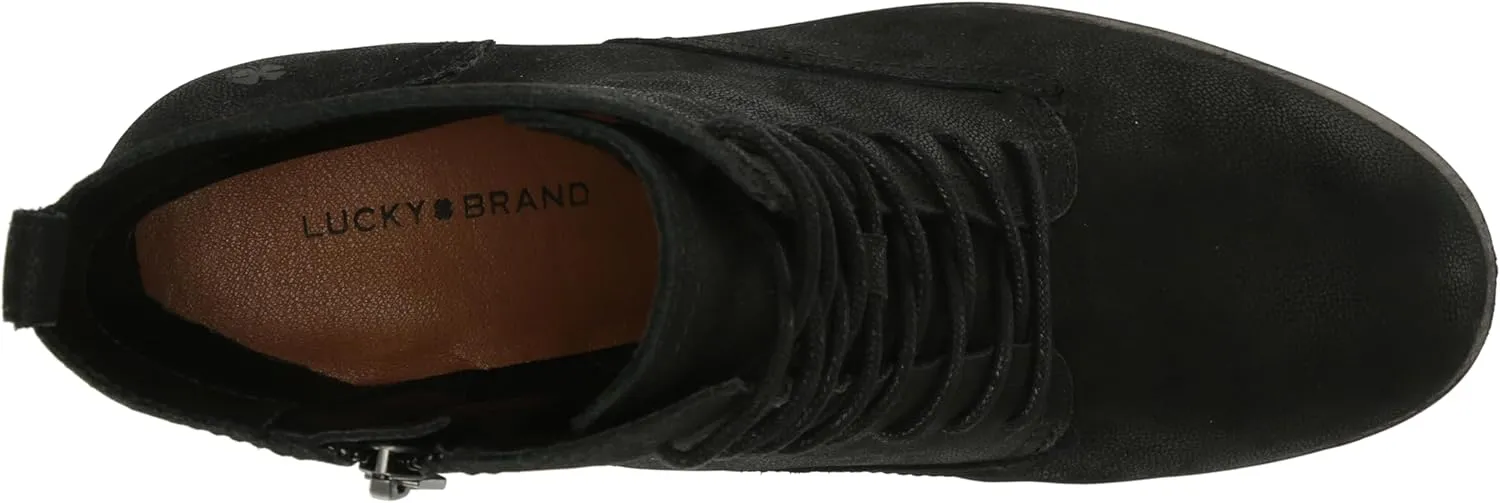 Lucky Brand Women's Qiama Lace-up Bootie Ankle Boot