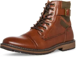 Madden Men's M-TITTAN Combat Boot, Cognac, 13
