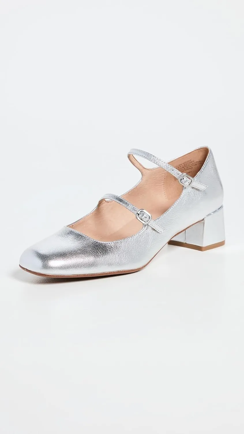 Madewell Women's The Nettie Heeled Mary Jane Heels