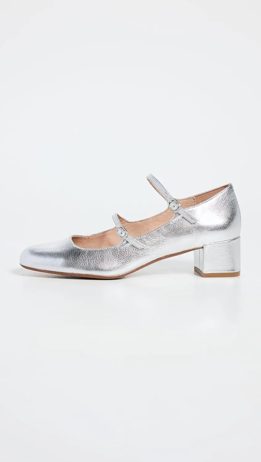 Madewell Women's The Nettie Heeled Mary Jane Heels