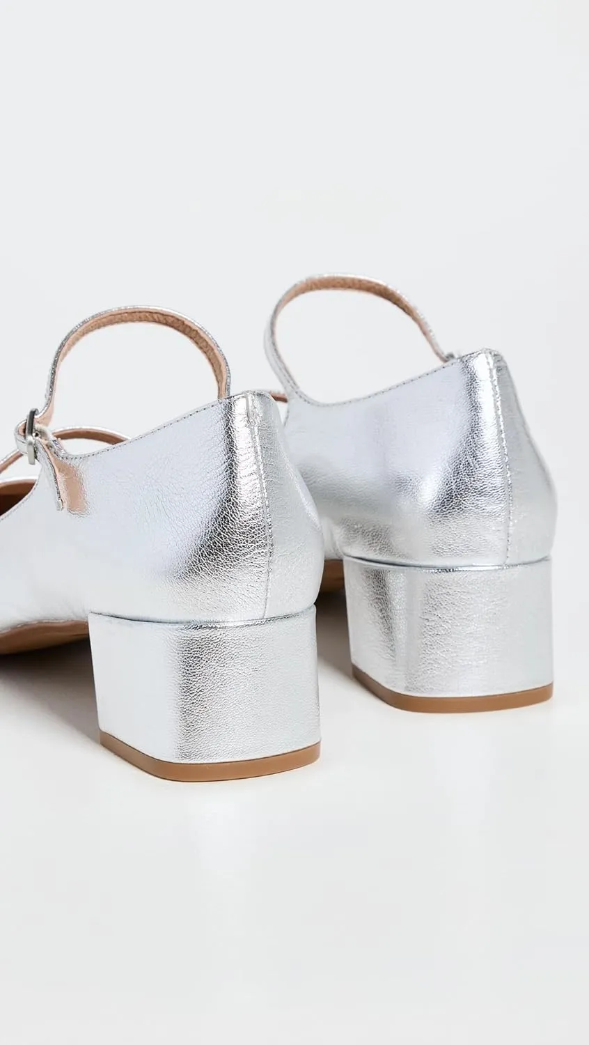 Madewell Women's The Nettie Heeled Mary Jane Heels