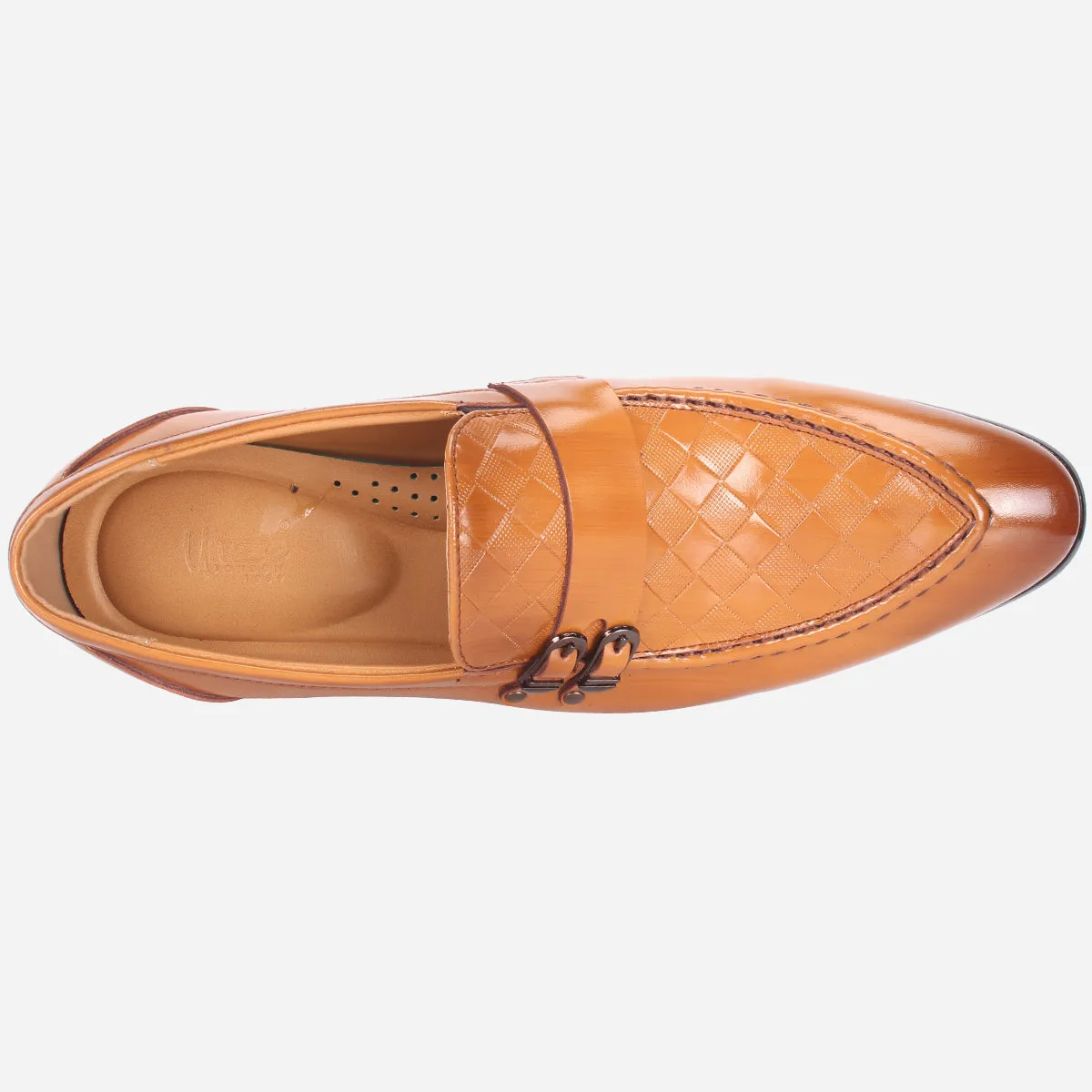 Mens "MAZIMA" Leather Office Formal Slide In Shoes