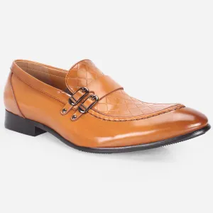 Mens "MAZIMA" Leather Office Formal Slide In Shoes