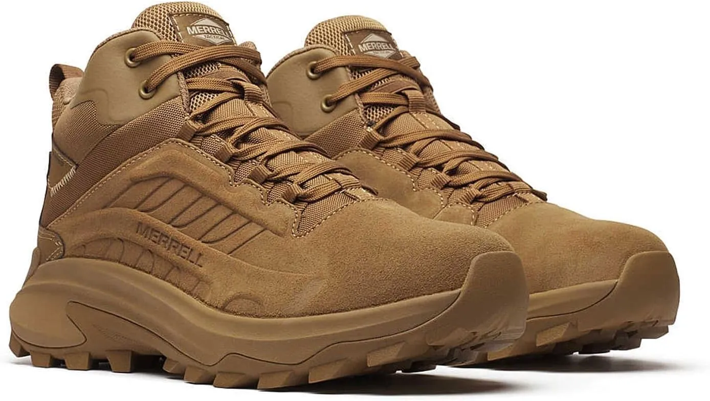 Merrell Men's Moab Speed 2 Mid Tactical Waterproof Military Boot