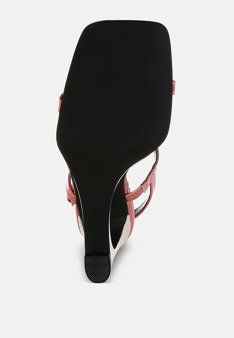 Metallic Fantasy Wedge Heel Sandals By RAG
