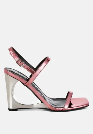 Metallic Fantasy Wedge Heel Sandals By RAG