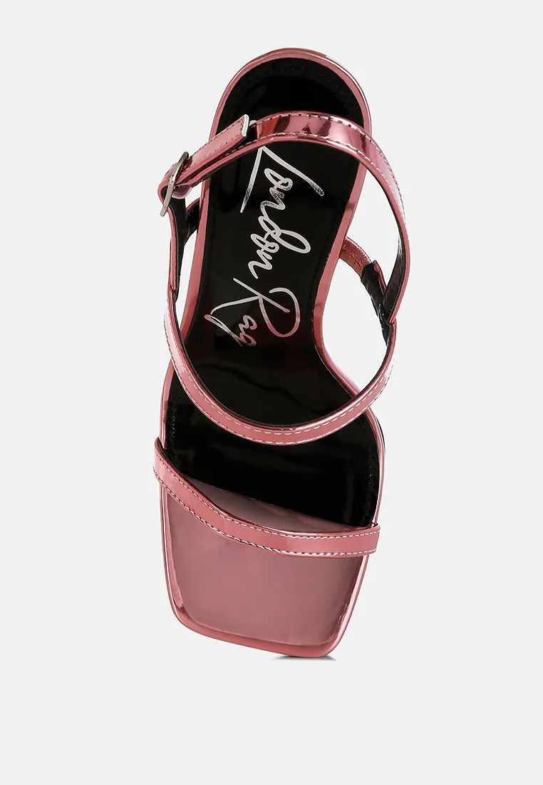 Metallic Fantasy Wedge Heel Sandals By RAG