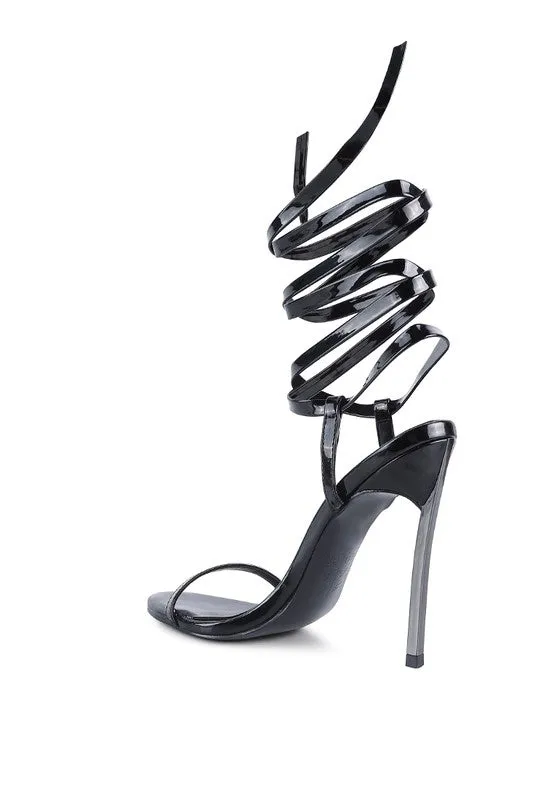 Metallic Pointed Sandals