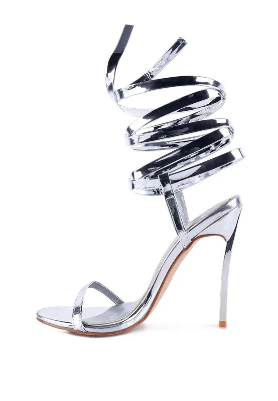 Metallic Pointed Sandals