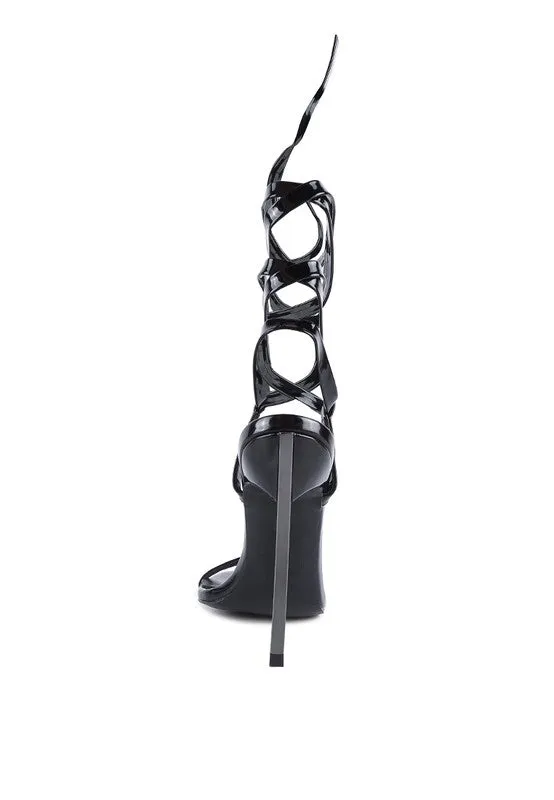 Metallic Pointed Sandals