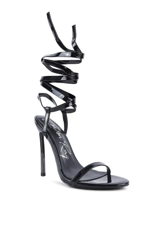Metallic Pointed Sandals