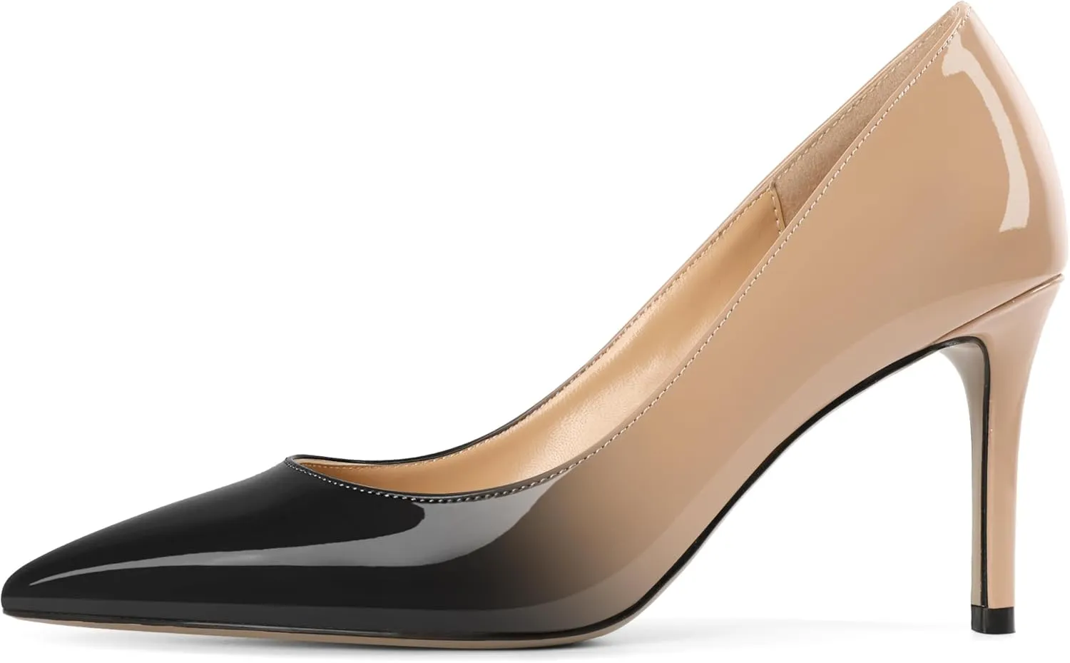 Mettesally Women's Pointed Toe High Heels Gradient Pumps Stiletto Heels Usual Wedding Party Dress Shoes
