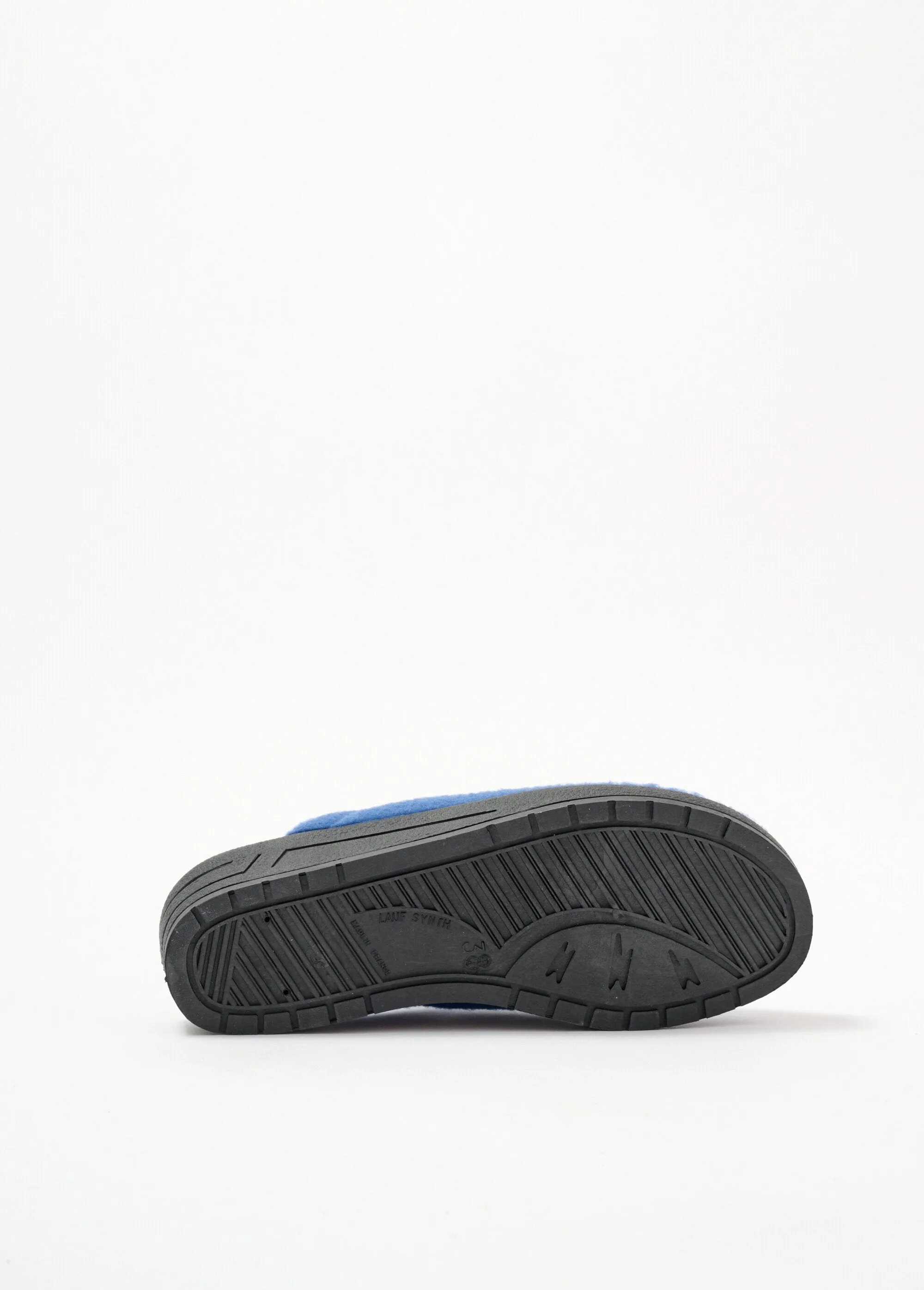 Mixed mule comfort width fleece slippers