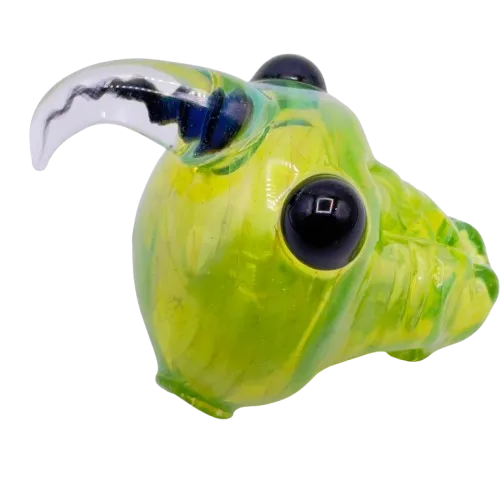 Mystery Forge x DDG Glass - Horned Alien Pendant
