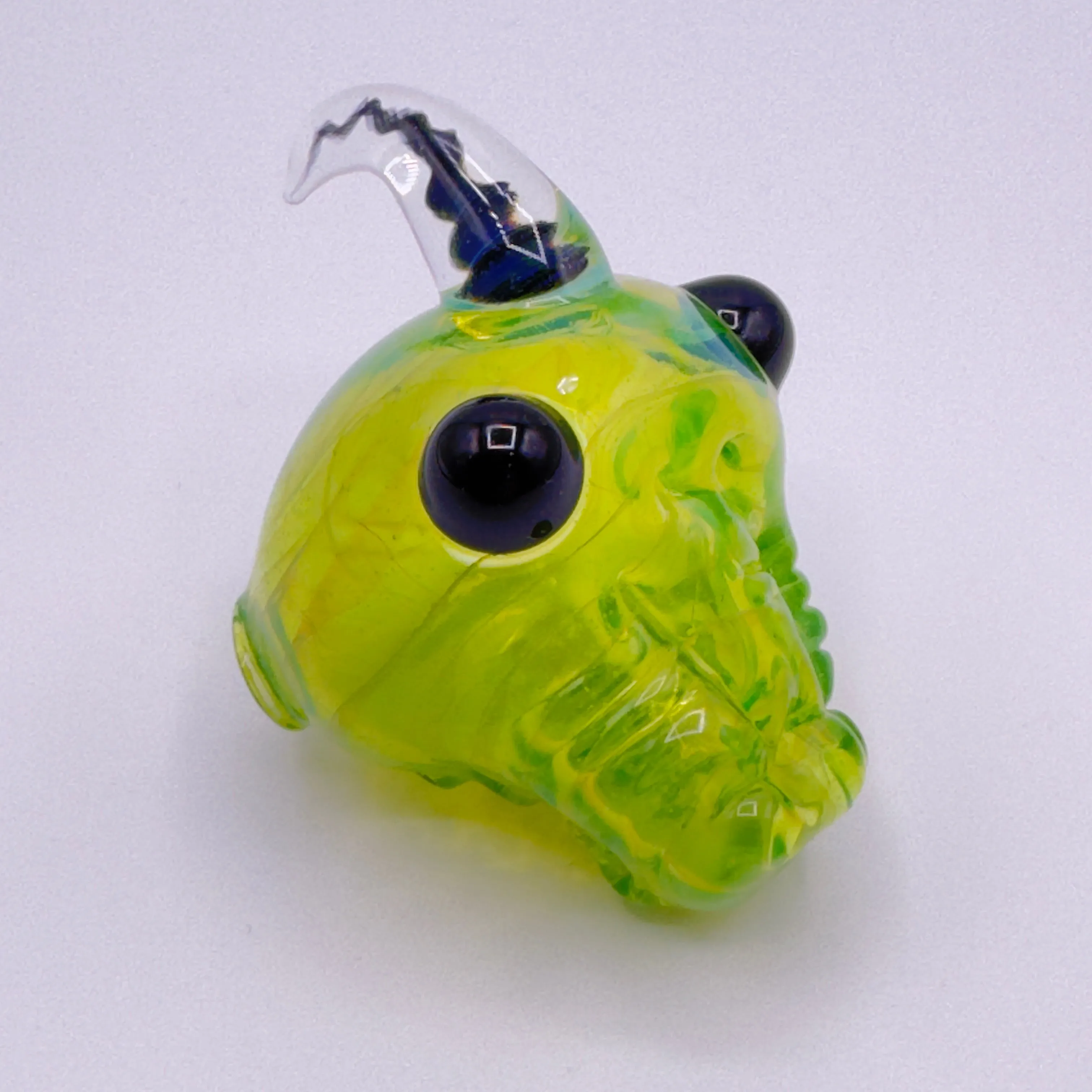 Mystery Forge x DDG Glass - Horned Alien Pendant