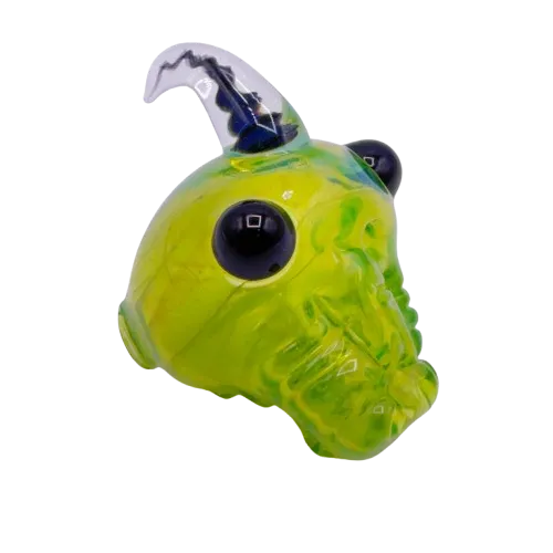 Mystery Forge x DDG Glass - Horned Alien Pendant