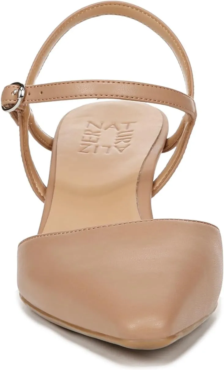 Naturalizer Women's Tara Pointed Toe Kitten Heel Ankle Strap Pump