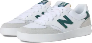 New Balance Men's 300 V3 Court Sneaker, White/Brighton Grey/New Spruce, 7.5