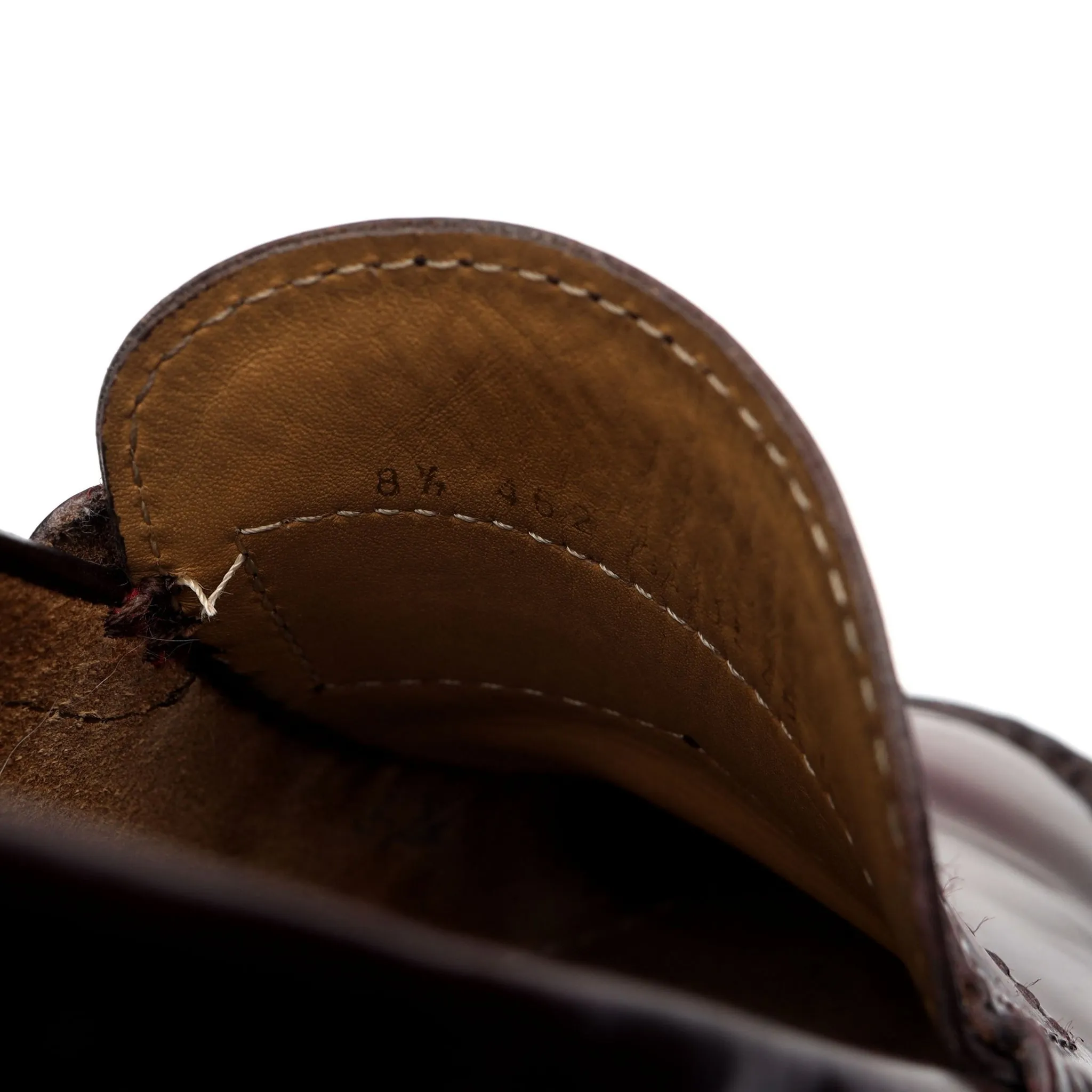 'Newington' Burgundy Leather Loafer UK 8.5 F