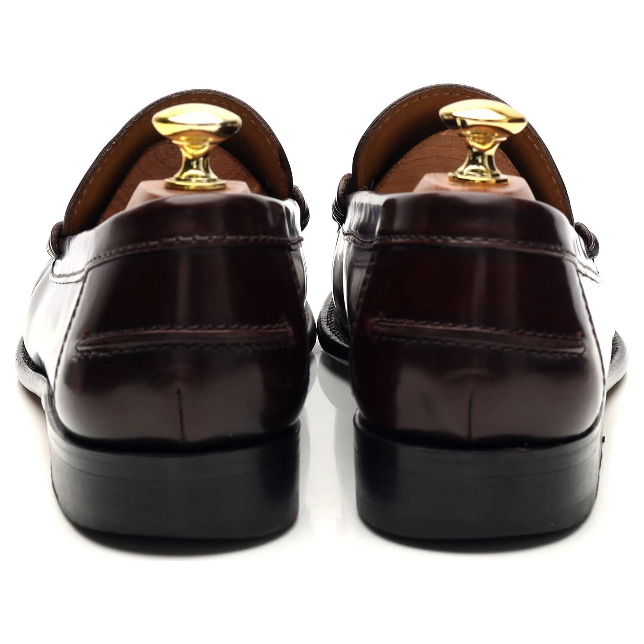 'Newington' Burgundy Leather Loafer UK 8.5 F