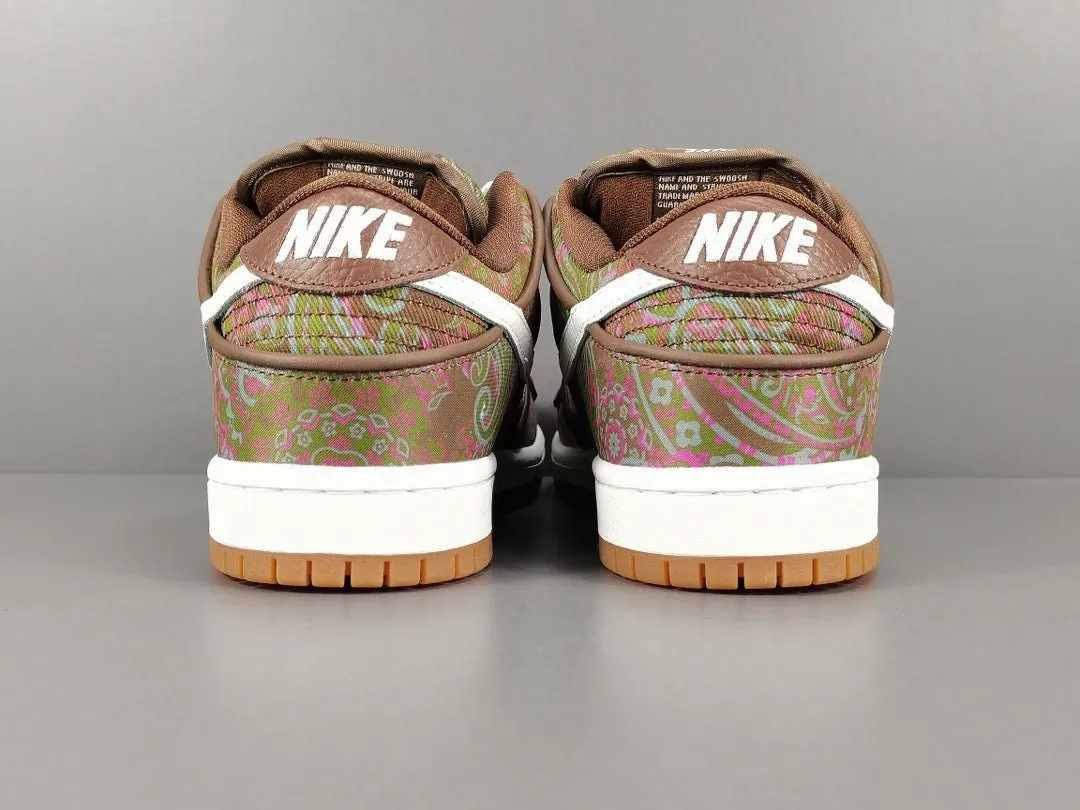 NIKE Attractive pricing Secure shipping DUNK BROWN PAISLEY x SB