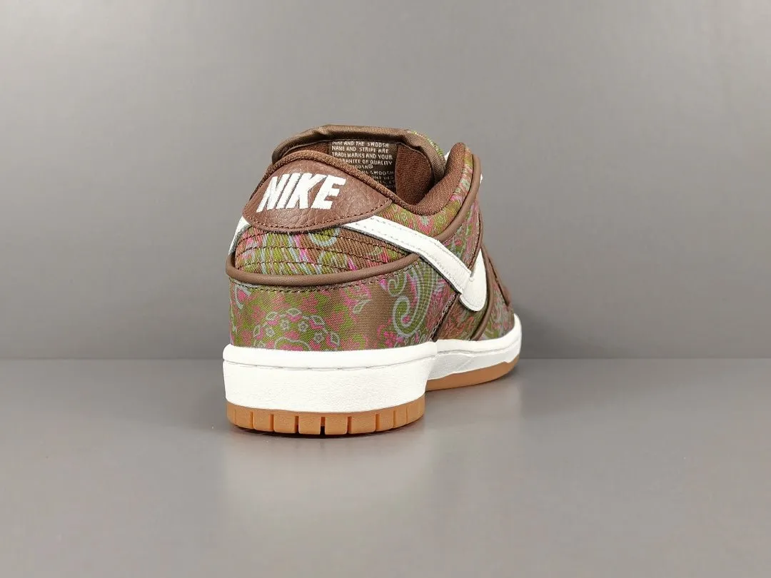NIKE Attractive pricing Secure shipping DUNK BROWN PAISLEY x SB