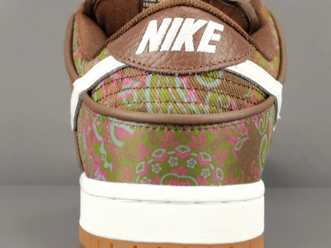 NIKE Attractive pricing Secure shipping DUNK BROWN PAISLEY x SB