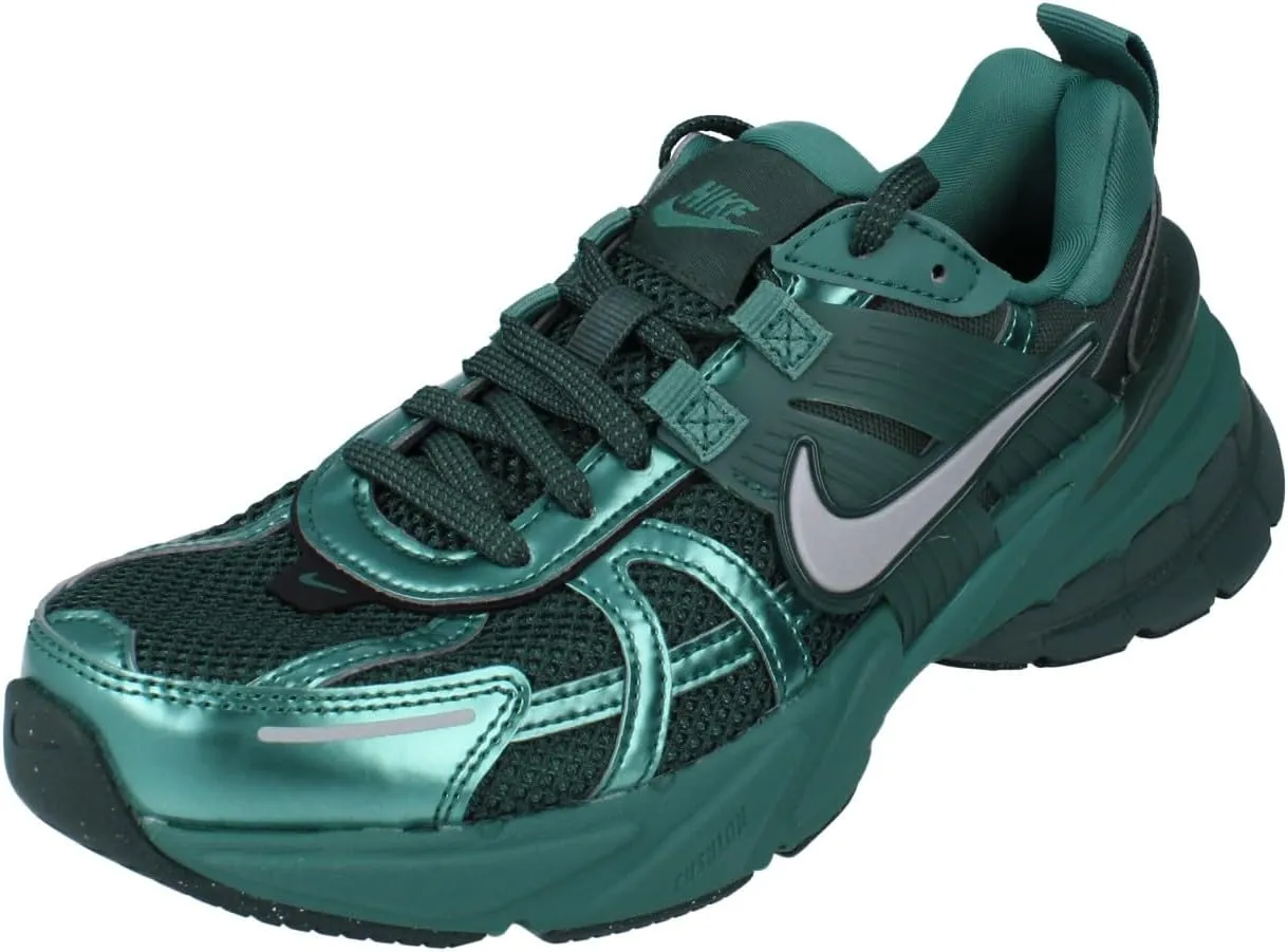 Nike V2K Run Shoes (HF5050-361, Bicoastal/Vintage Green/Metallic Silver) Size 8.5