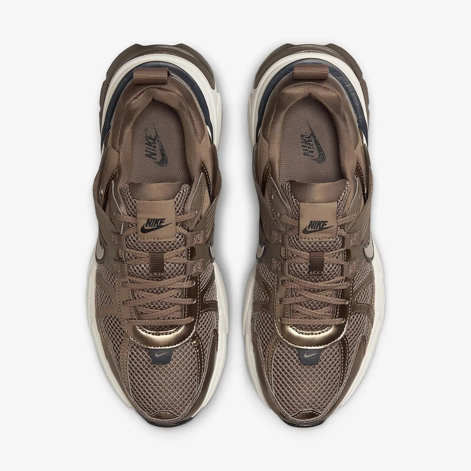 Nike V2K Run Women's Shoes (FD0736-202, Mink Brown/Ironstone/Team Anthracite/Mink Brown)