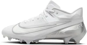 Nike Vapor Edge Elite 360 2 Men's Football Cleats (DA5457-101,White/Metallic Silver-Pure Platinum) Size 16