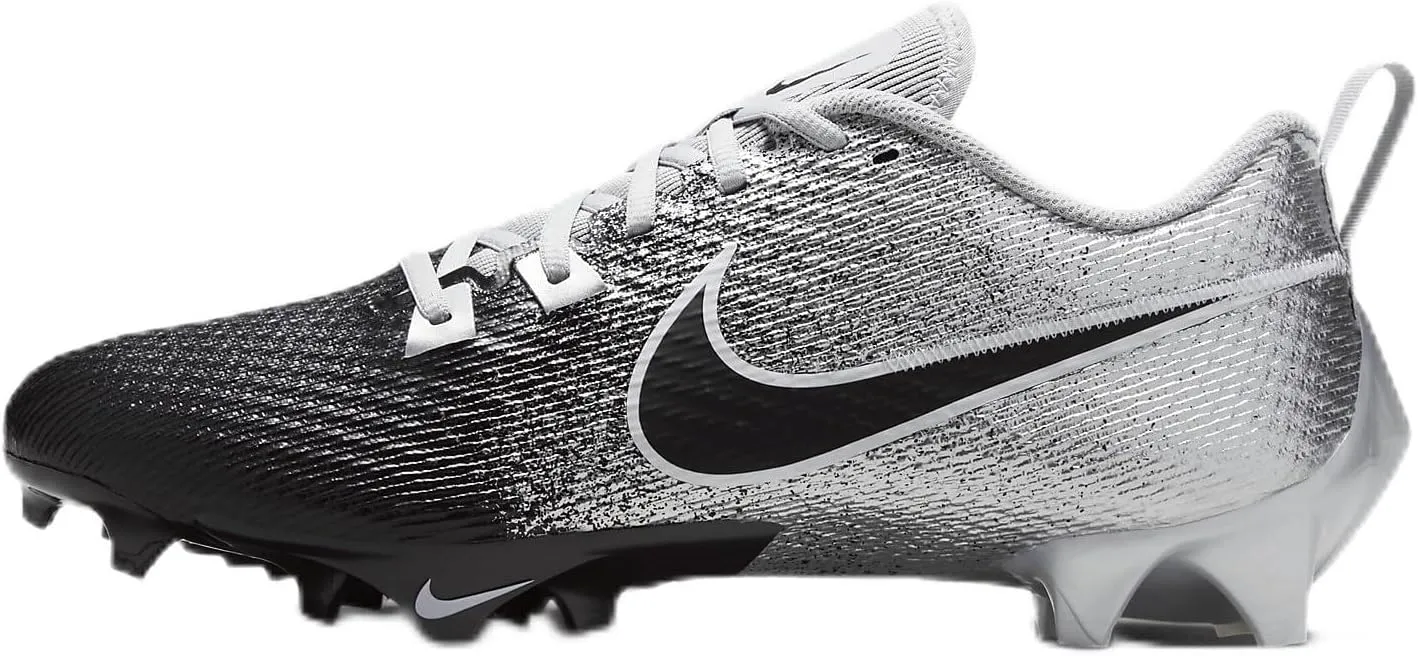Nike Vapor Edge Speed 360 2 Football Cleats (Metallic Silver/Black-White, US Footwear Size System, Adult, Men, Numeric, Medium, 11.5)
