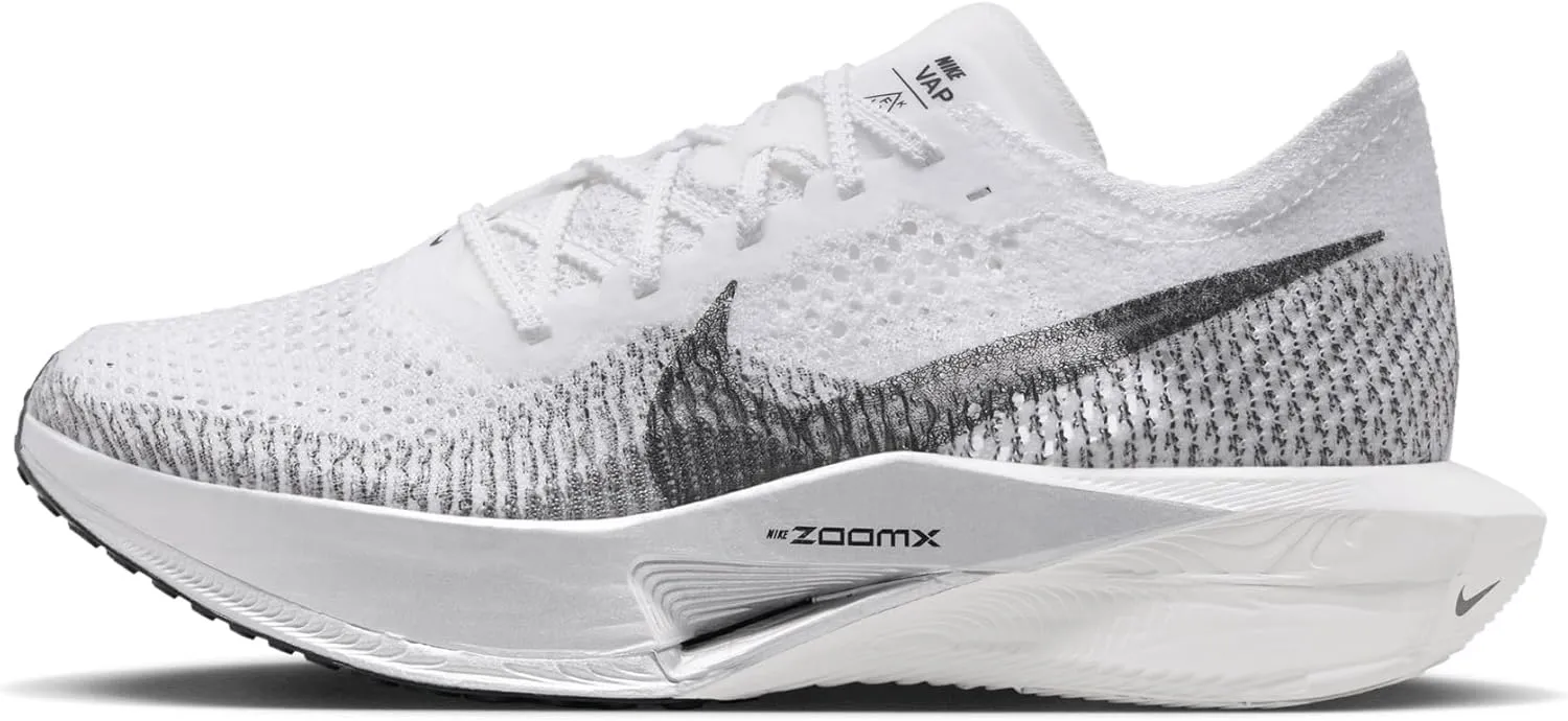 Nike Vaporfly 3 Women's Road Racing Shoes (DV4130-100, White/Particle Grey/Metallic Silver) Size 12