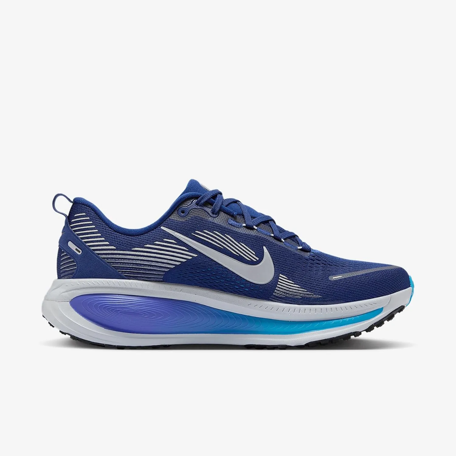 Nike Vomero 18 Men's Road Running Shoes (Blue Void/Blue Lightning/Bright Crimson/Metallic Silver)