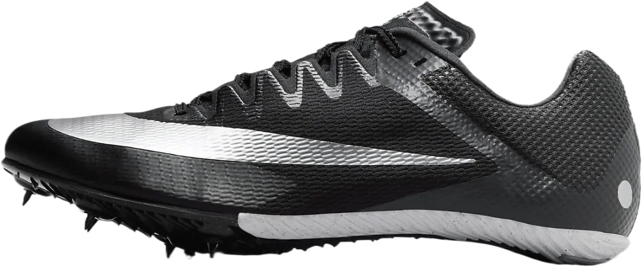 Nike Zoom Rival Track & Field Sprinting Spikes (FZ9663-001, Black/Black/Metallic Silver) Size 8.5
