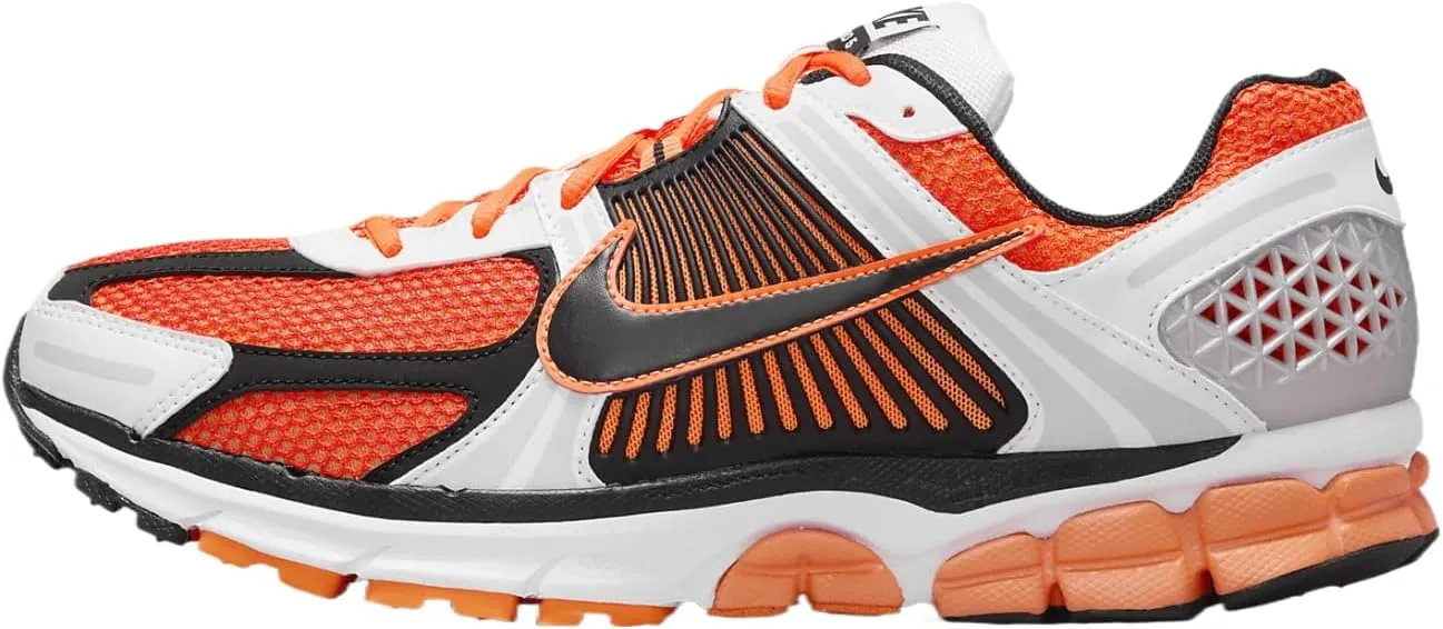 Nike Zoom Vomero 5 Mens (FB9149-800, Total Orange/White/Metallic Platinum/Black) Size 14