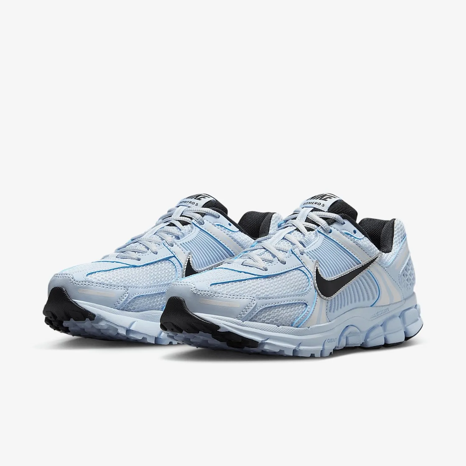 Nike Zoom Vomero 5 Women's Shoes (FJ2028-401, Blue Tint/Platinum Tint/Metallic Platinum/Black)