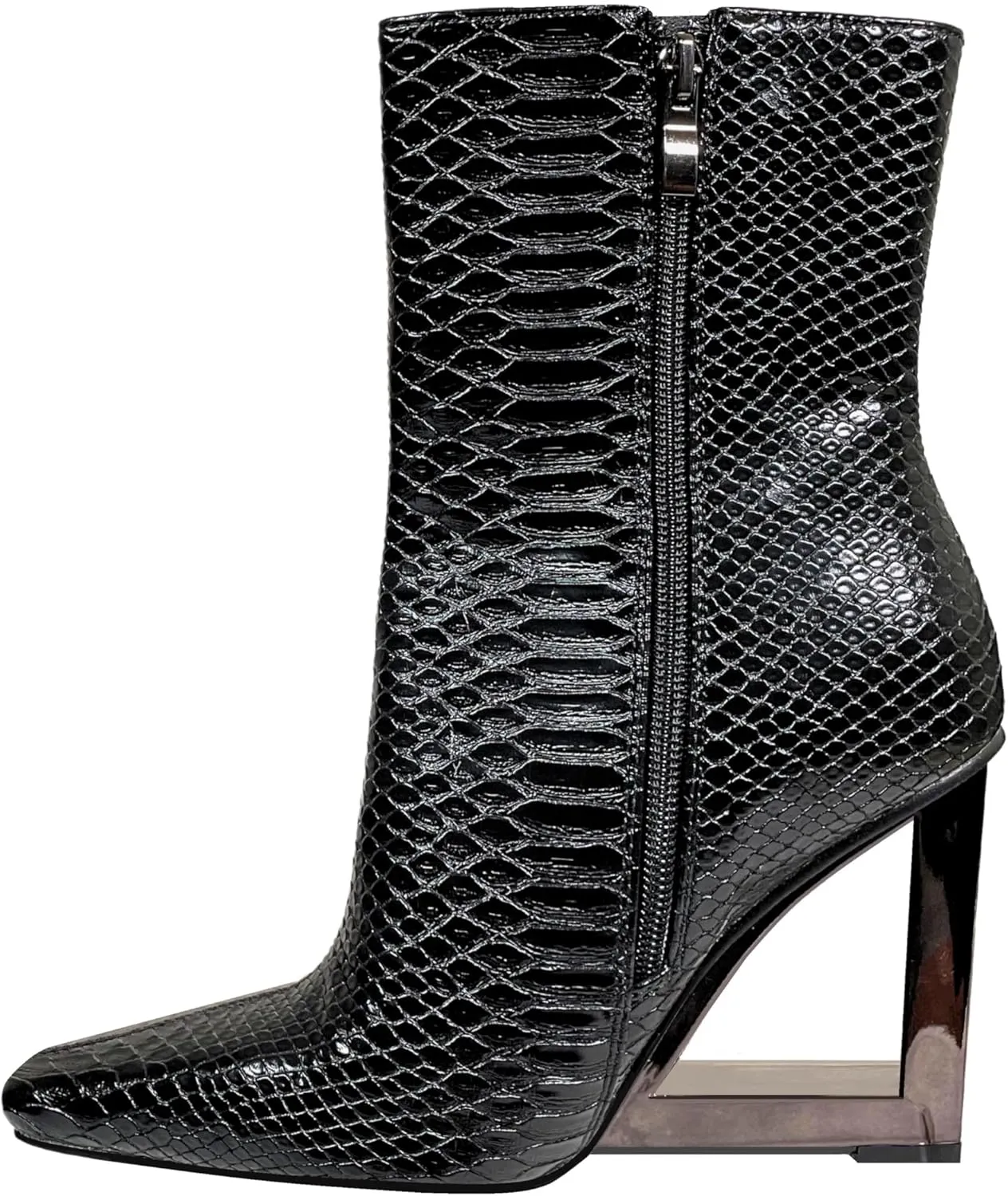 Ninety Union Fire Triangle Metal Heel Bootie