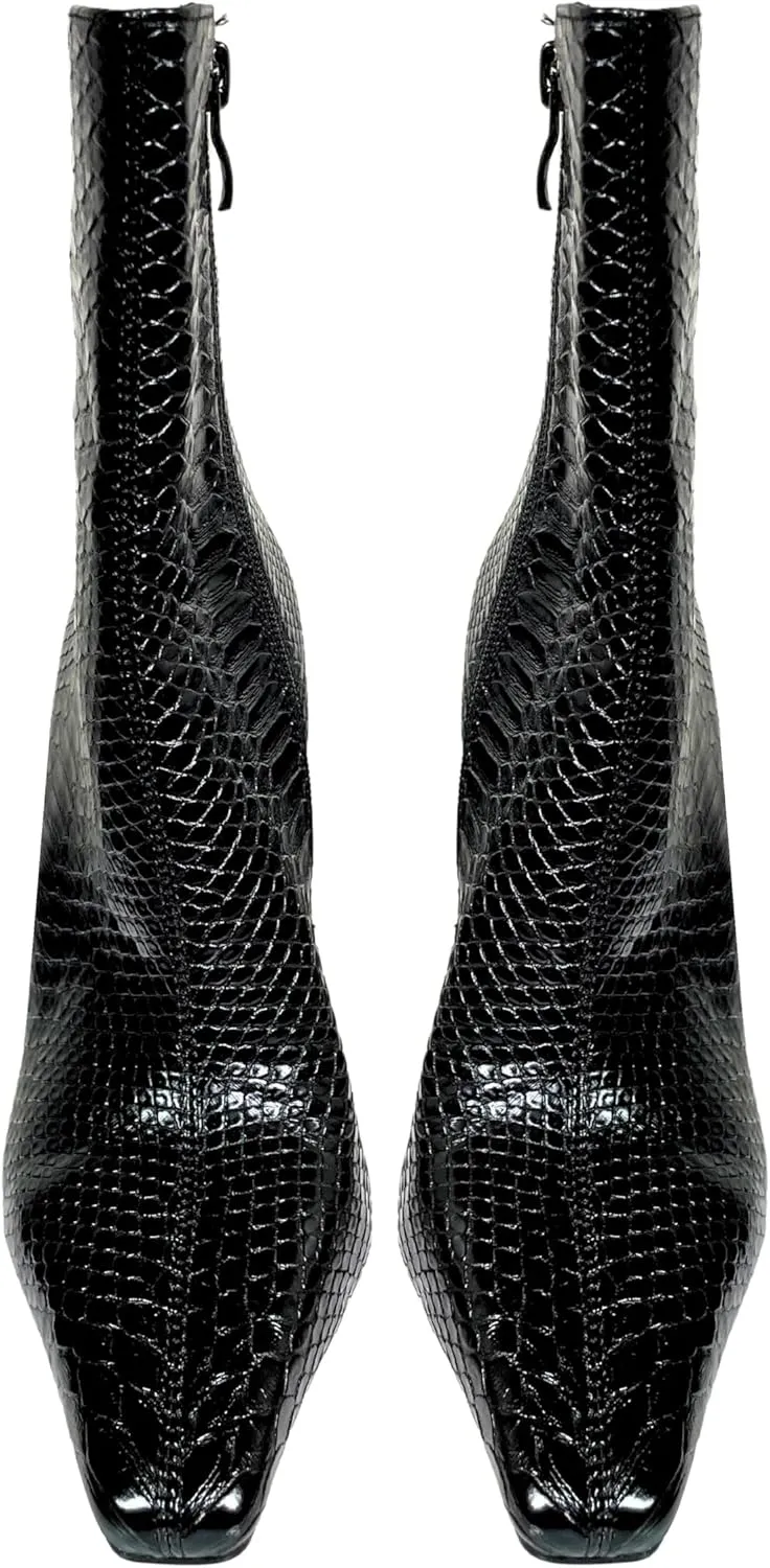 Ninety Union Fire Triangle Metal Heel Bootie
