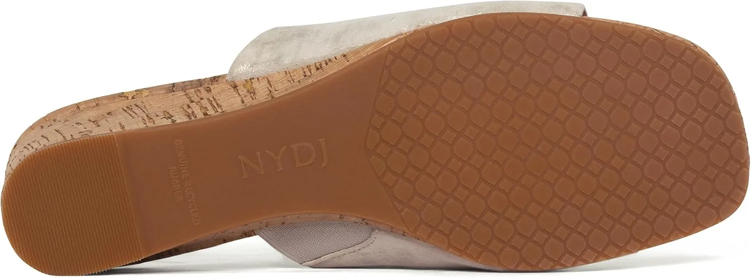 NYDJ Women's Claudine Metallic Suede