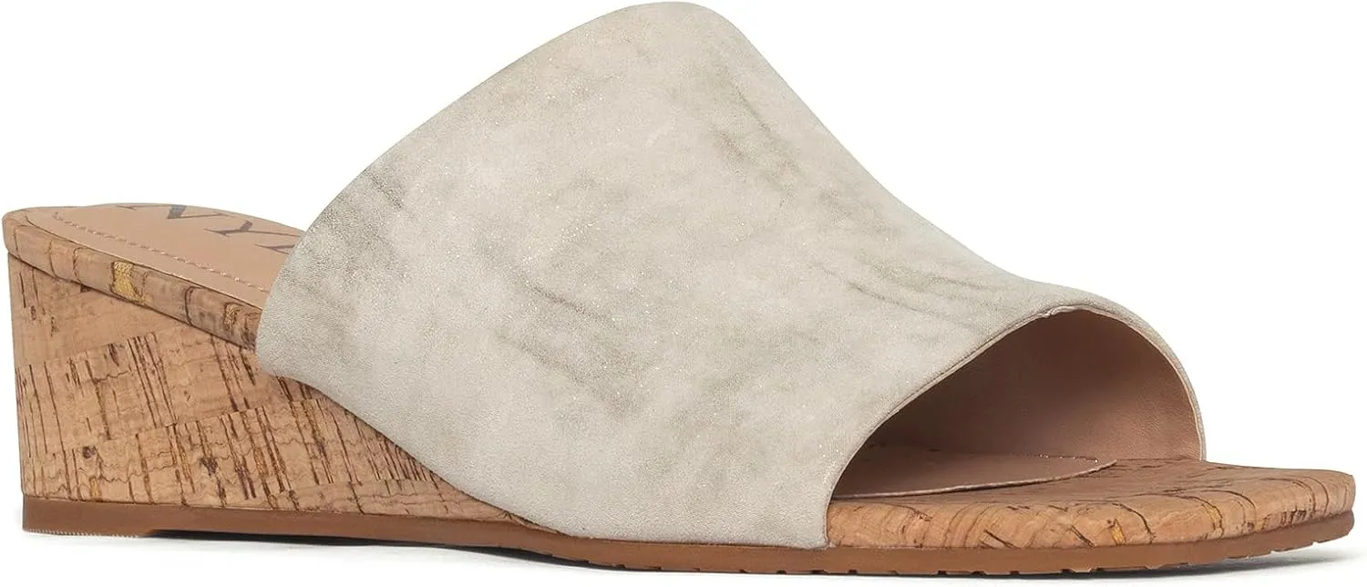 NYDJ Women's Claudine Metallic Suede