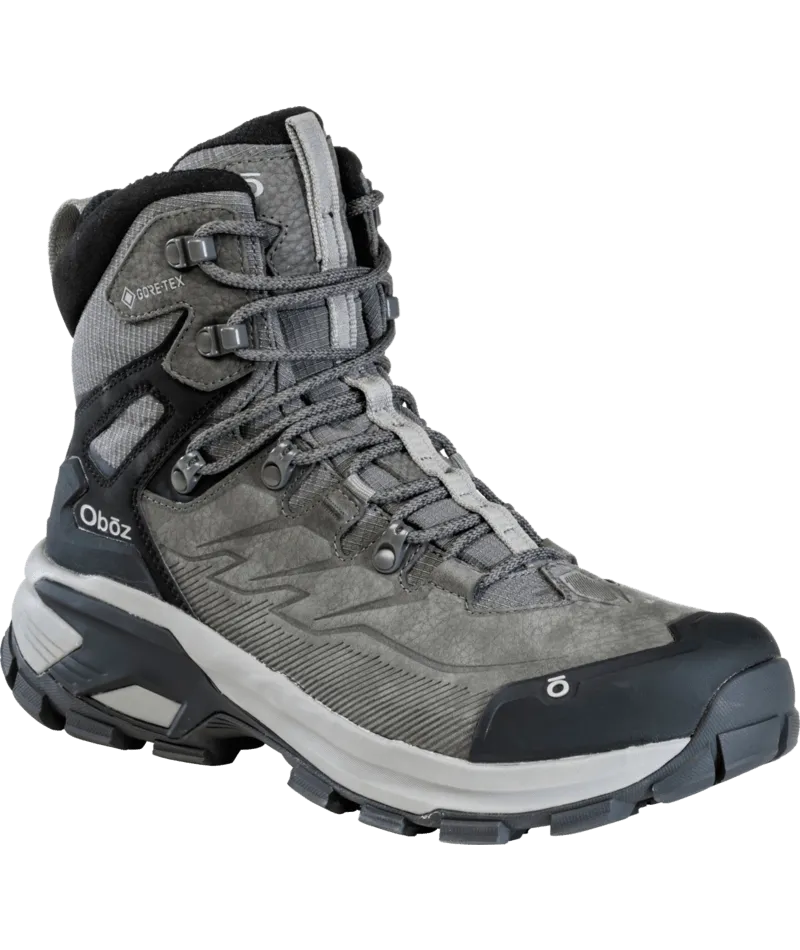 Oboz Men's Bridger Ridge Mid GTX Gunmetal Black