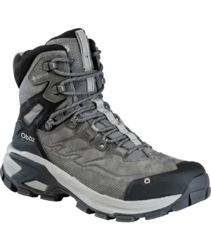 Oboz Men's Bridger Ridge Mid GTX Gunmetal Black
