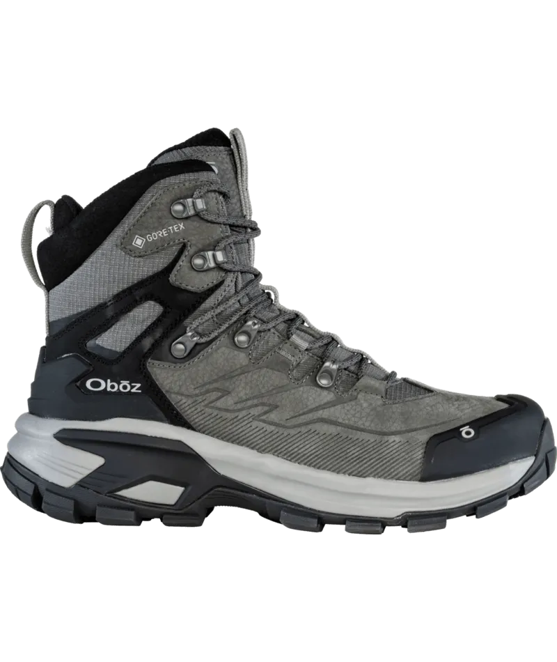 Oboz Men's Bridger Ridge Mid GTX Gunmetal Black