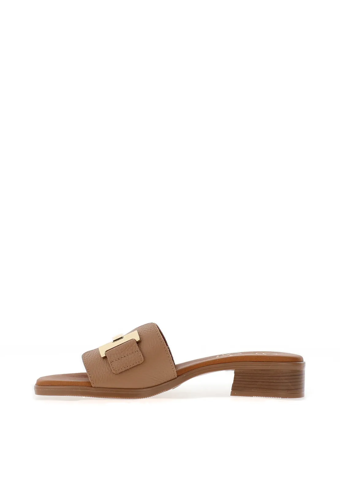 Oh My Sandals Low Heel Mule Sandals, Taupe