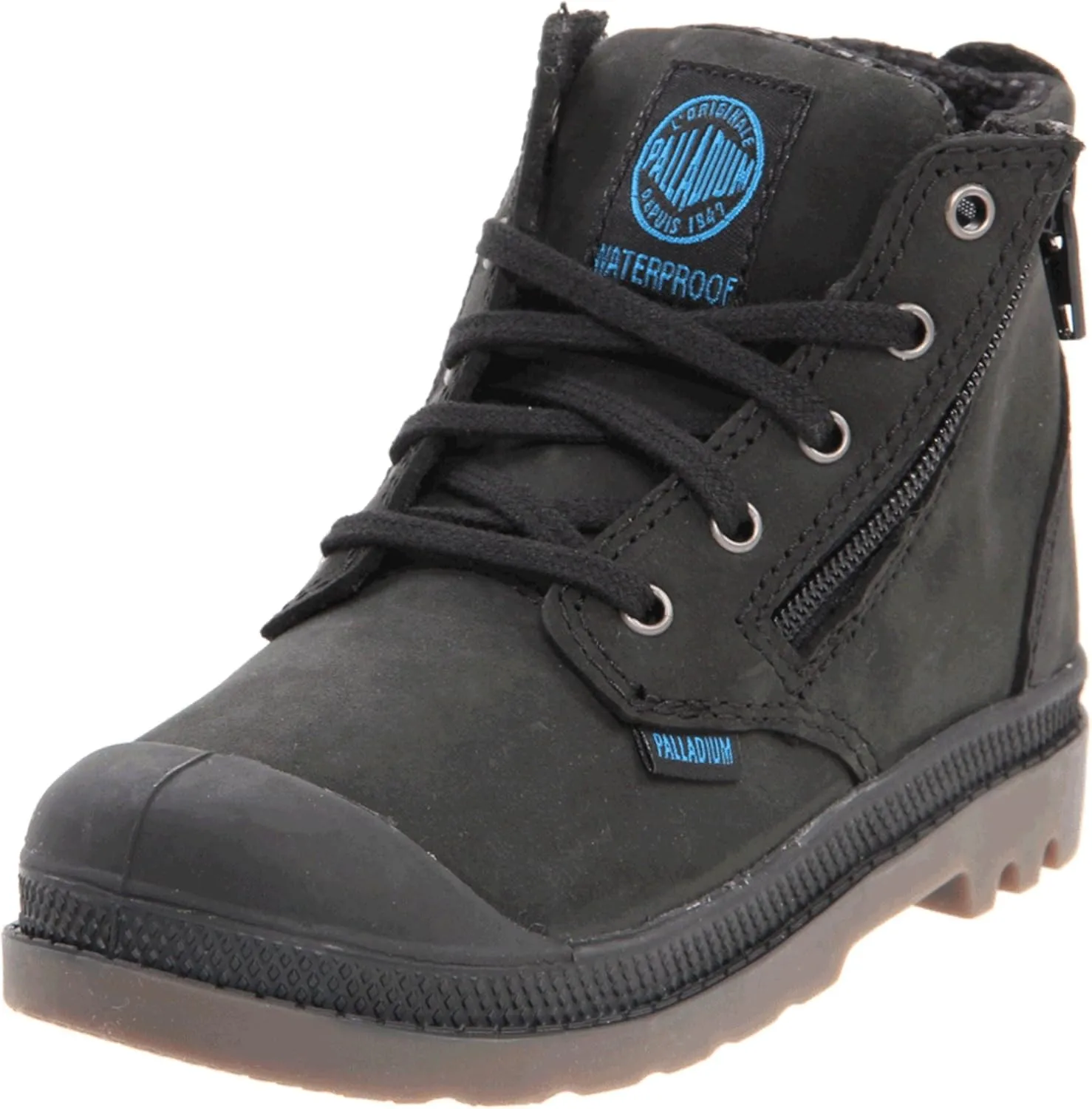 Palladium Pampa HI Leather Gusset Boot (Toddler/Little Kid/Big Kid)