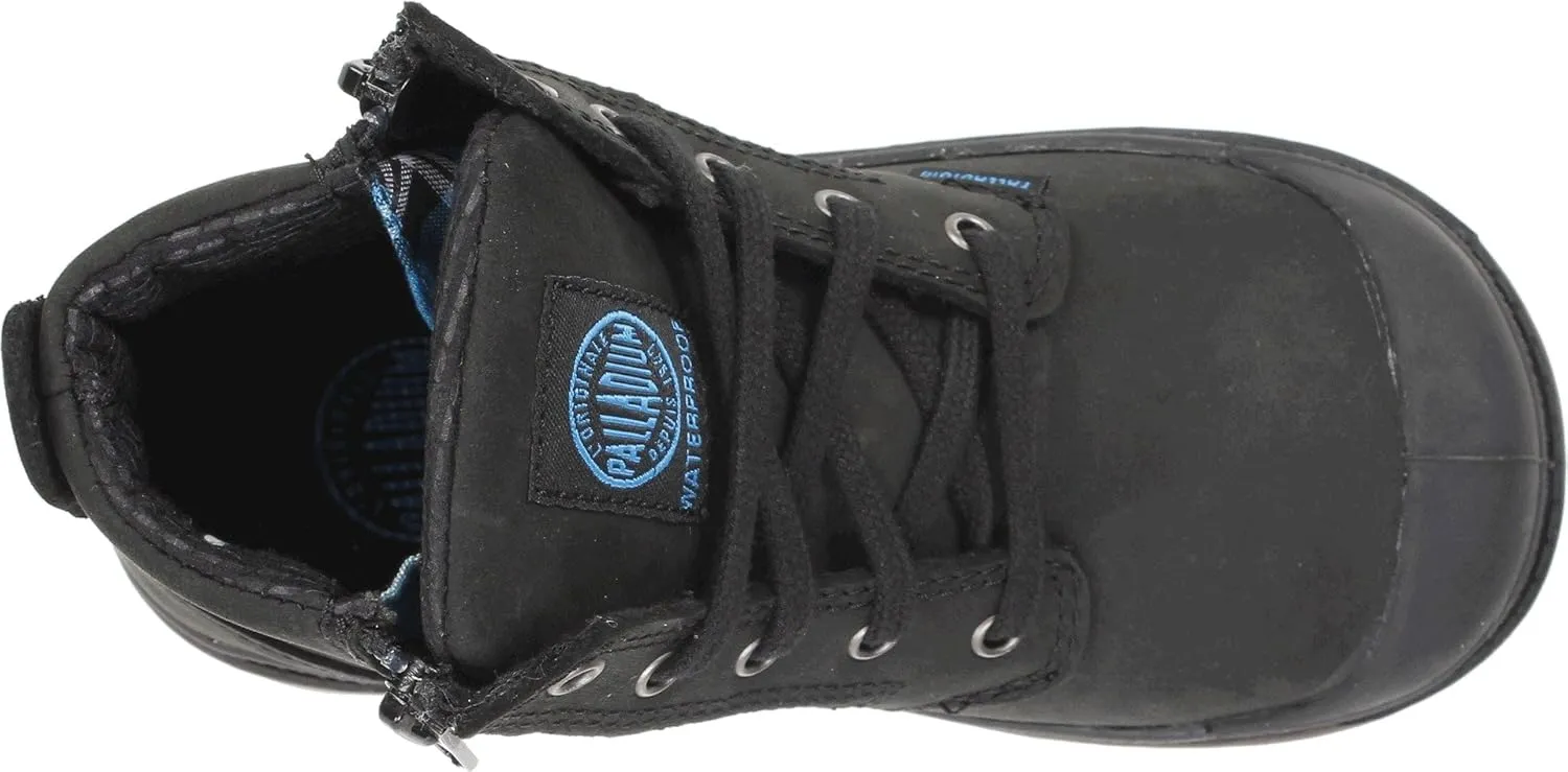 Palladium Pampa HI Leather Gusset Boot (Toddler/Little Kid/Big Kid)