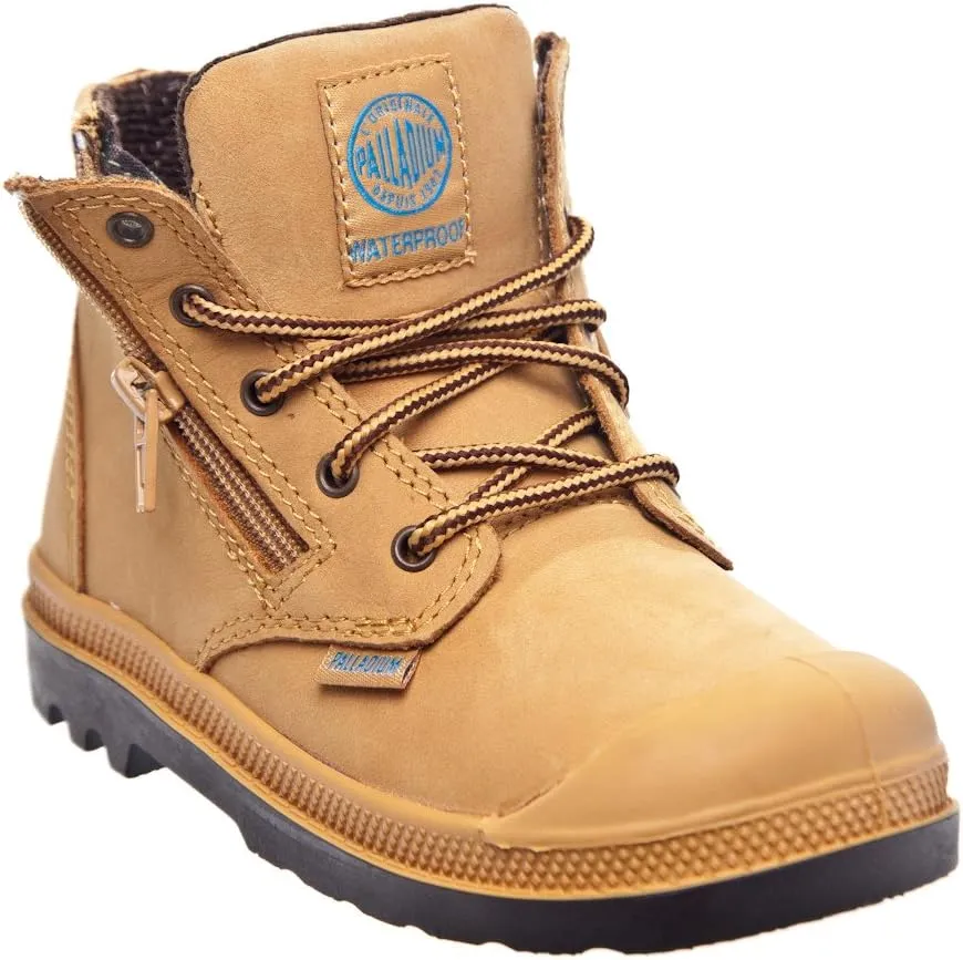 Palladium Pampa HI Leather Gusset Boot (Toddler/Little Kid/Big Kid)