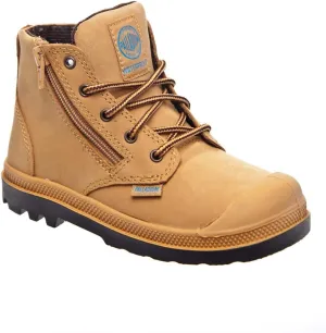 Palladium Pampa HI Leather Gusset Boot (Toddler/Little Kid/Big Kid)