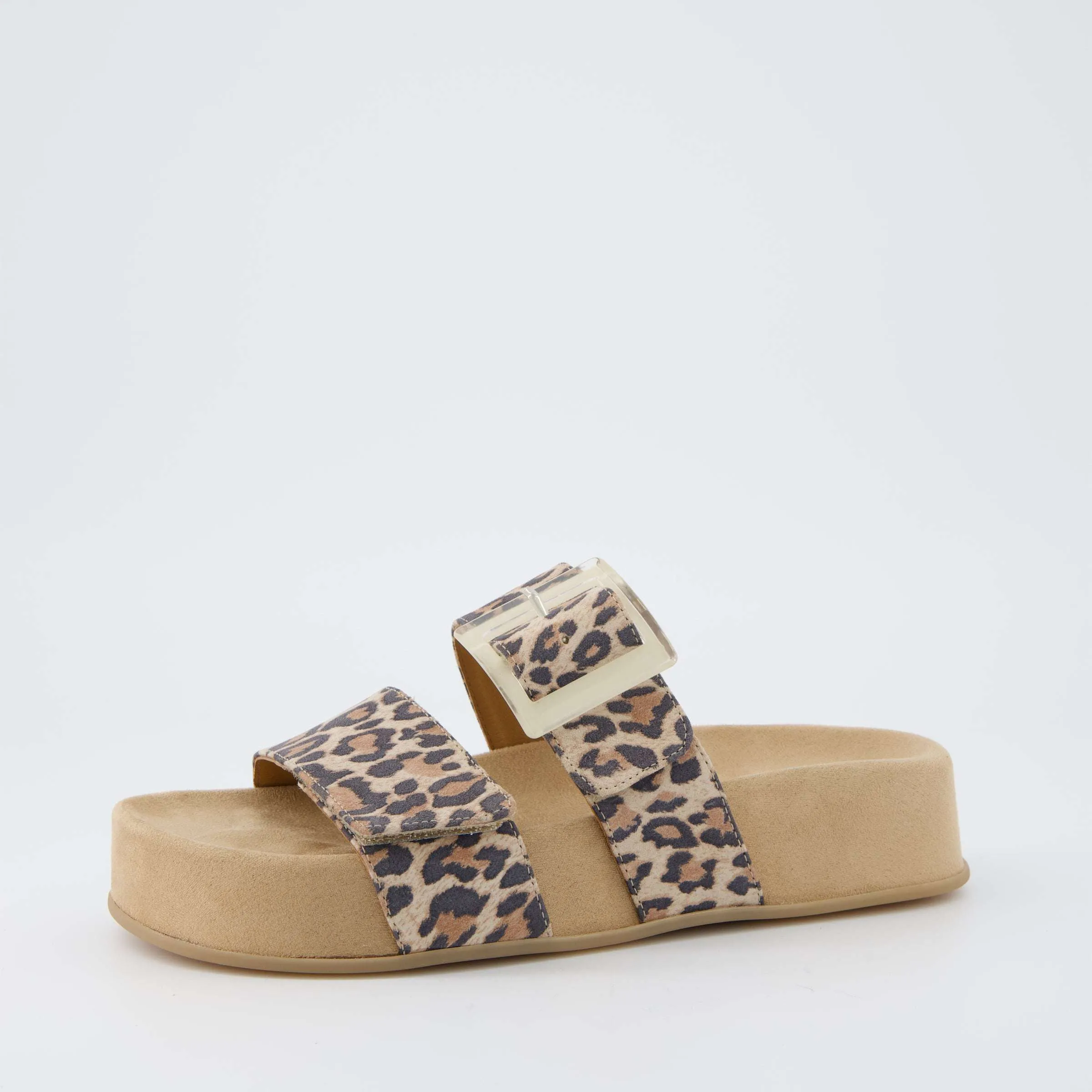 Paul Green Leo Print Platform Mule| 6157007
