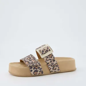Paul Green Leo Print Platform Mule| 6157007